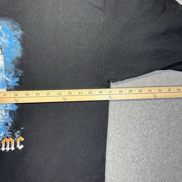 Support Local Tribesmen Motorcycle Long Sleeve T-Shirt Men’s 3XL Black Graphic - Picture 8 of 11